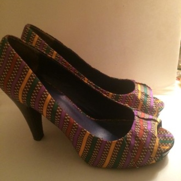 MADDEN GIRL OPEN TOE PUMPS - Picture 1 of 3